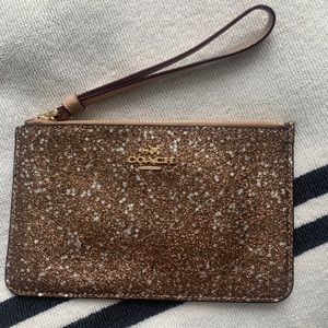 Sparkling Coach wristlet
